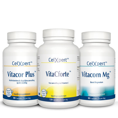 Starterspakket (VitaCor Plus™ + Vitacom Mg™ + VitaCforte™)